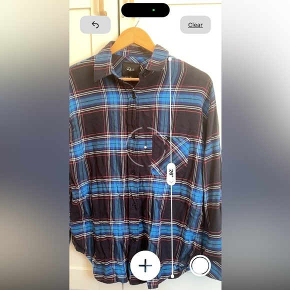 RAILS HUNTER PLAID BUTTOM UP SHIRT SIZE M - Picture 8 of 8